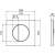 Ideal-standard-przycisk-do-stelaza-podtynkowego-chrom-3/6-litra