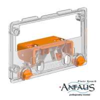 K99-0398 Płytka rewizyjna półotwarta stelaża podtynkowego systemu AQUA 40 50 mechanicznego